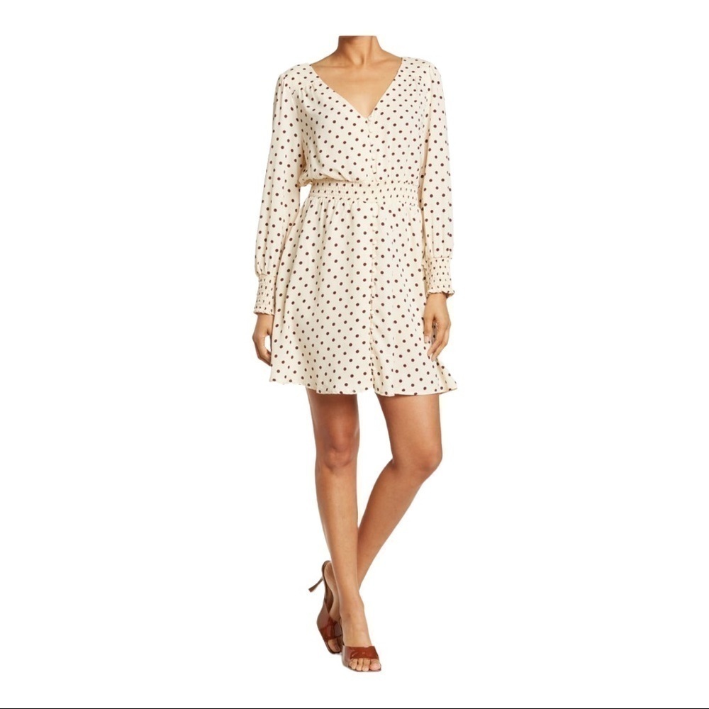 Steve Madden♥️BB Dakota long sleeve smoked mini dress size (medium)